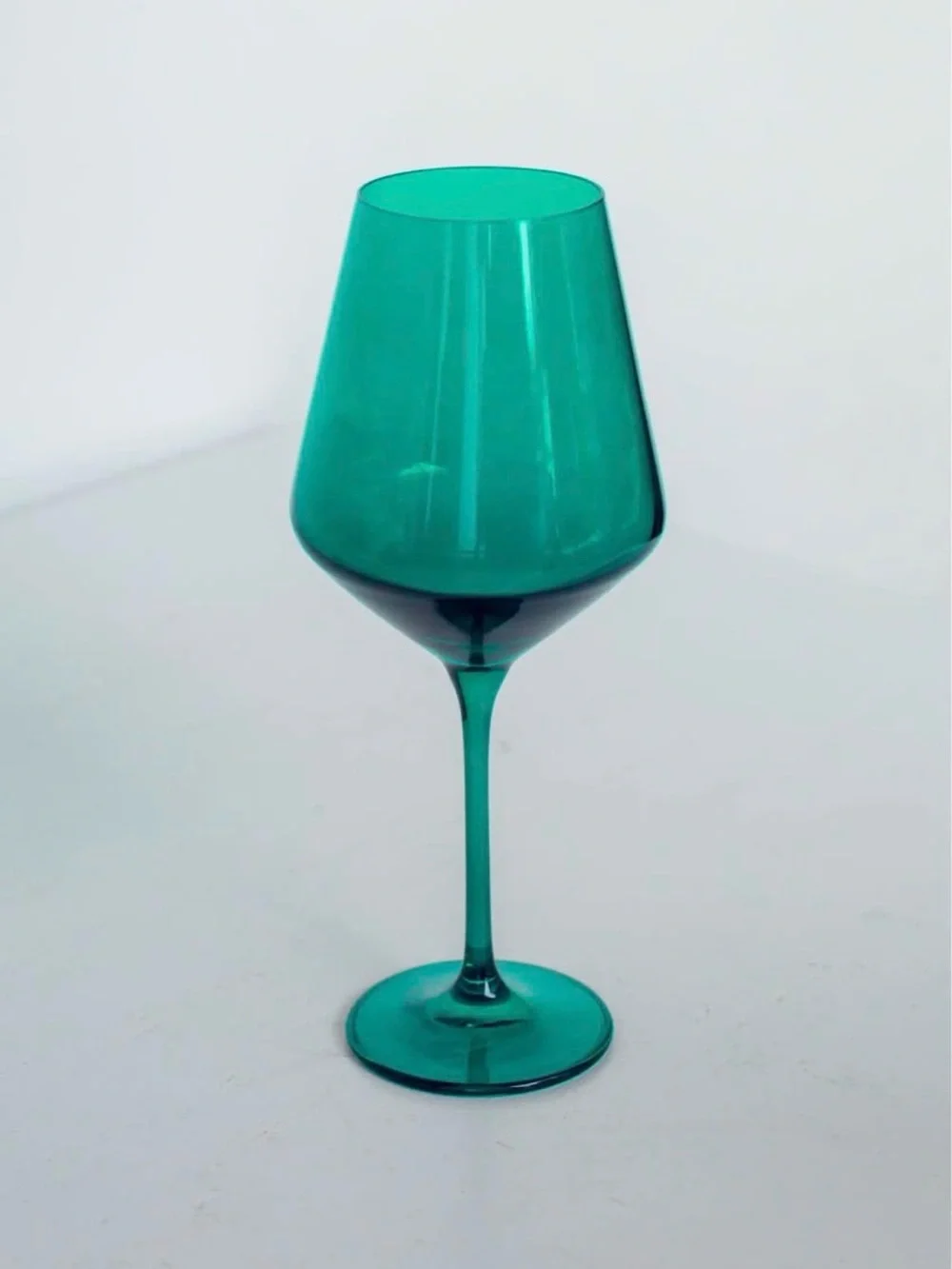 Estelle Colored Wine Stemware - Set of 2 Emerald Green